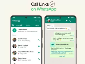 Call Links "روابط المكالمات" في WhatsApp