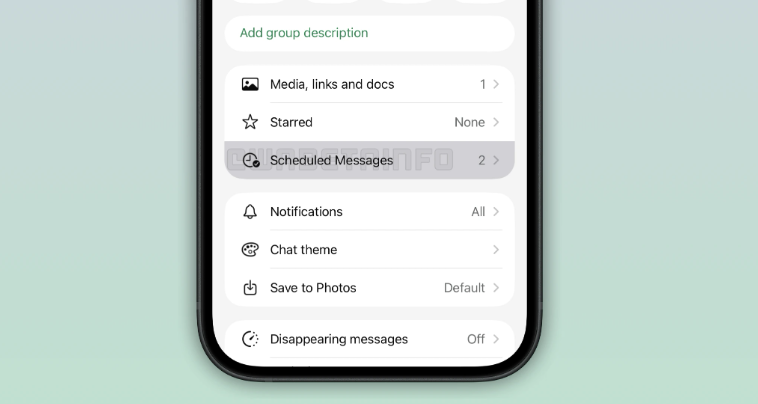 قريبًا في WhatsApp إمكانية جدولة الرسائل وإرسالها تلقائيًا