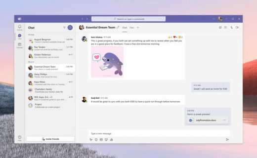 إصدار جديد من Microsoft Teams ينافس ZOOM