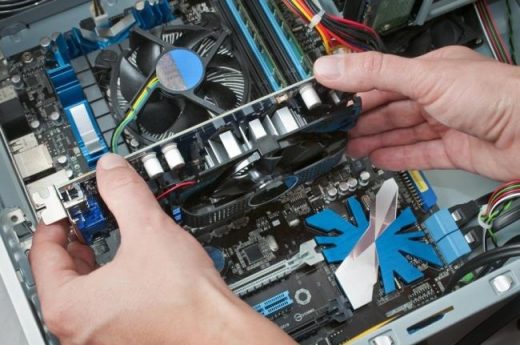 inserting-graphics-card-into-motherboard-slot
